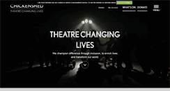 Desktop Screenshot of chickenshed.org.uk